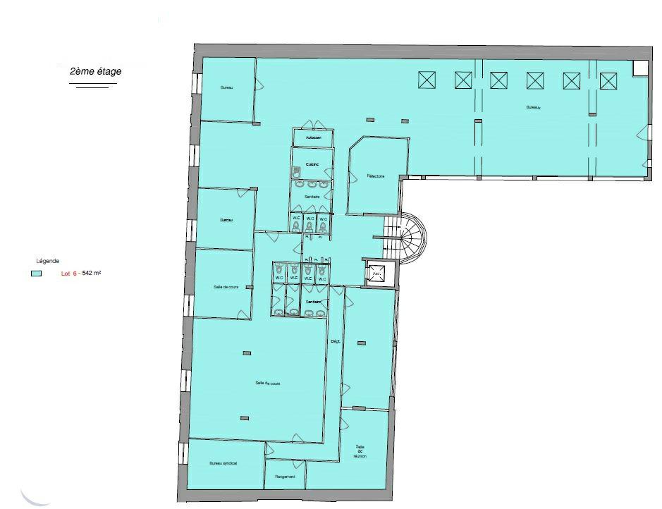 Bureau Rouen 1295m² Location bureau Rouen Seine-Maritime OLBUR2314236 14